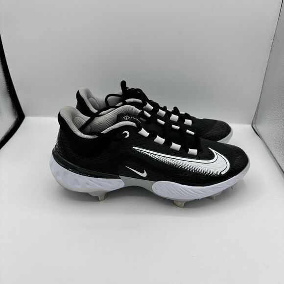 Nike Alpha Huarache Elite 4 Baseball Metal Cleats Black Men’s 8 DJ6521-011 NEW - Picture 2 of 5